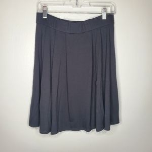 Eileen Fisher Stretchy Comfy Black Skirt Size M